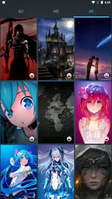 Wallpapers 4K android App screenshot 1