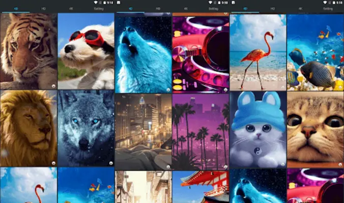 Wallpapers 4K android App screenshot 7